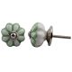Pea Green Sunflower Medium Knob