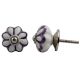 Purple Sunflower Medium Knob
