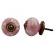 Pink Etched Ceramic Knob 48