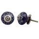 Purple Floral Knob