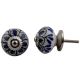 Black Blue Drop Knob