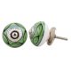 Green Loop Ceramic Knob