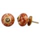 Brown Marble Round Drawer Knob