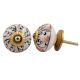 Pink Floral Ceramic Knob