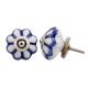 Blue Flower Knob