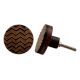 Horn Wooden Wave Knob