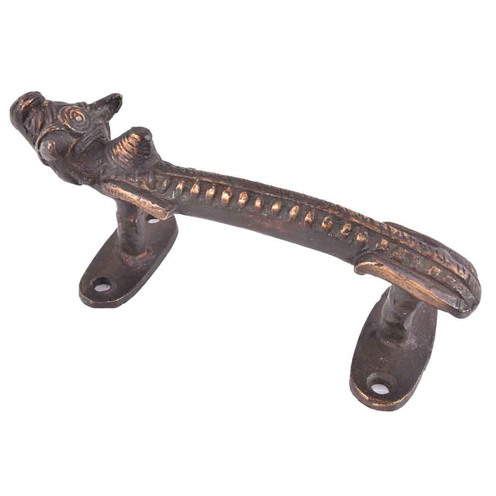 Unusual Design In Bronze Door Handle or Pull