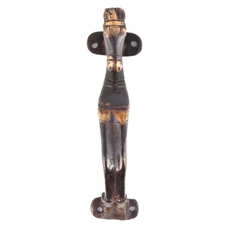 Carved Horse Figurine Bronze Door Handle