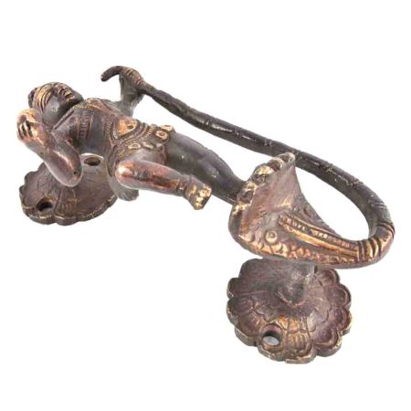 Kaalia Mardan Krishna Bronze Door Handle