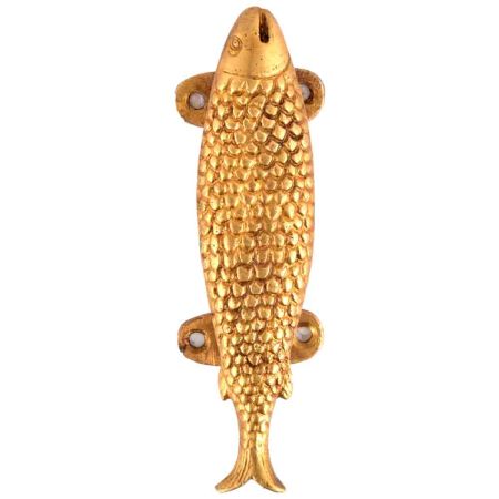 Golden Fish Design Decorative Door Handle