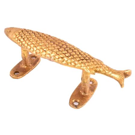 Golden Fish Design Decorative Door Handle