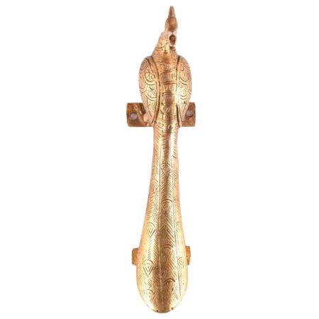 Golden Peacock Door Handle