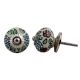 Trishul Design Ceramic Knob
