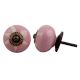 Pink Etched Ceramic Knob 42