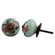 Red Green Flower Knob