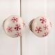 Pink Snow Flakes Knob (1)