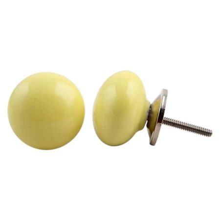 Yellow Solid Knob