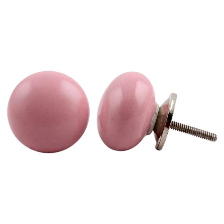 Pink Solid Knob
