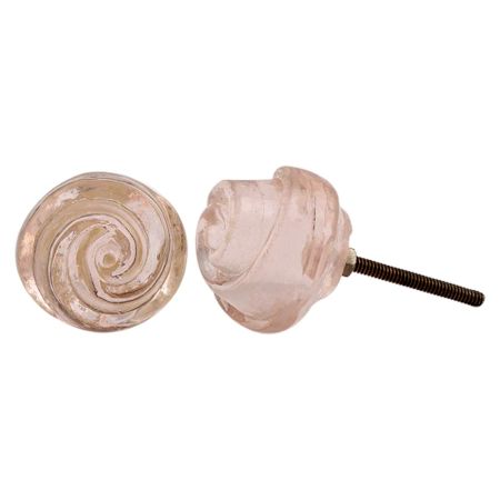 Pink Rose Knob