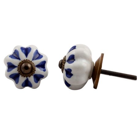 Blue Heart Medium Knob