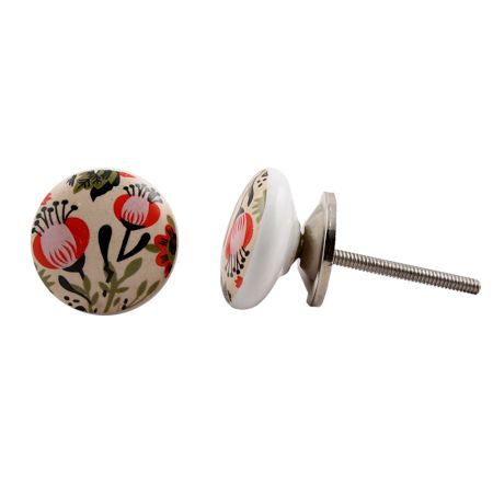 Flower Flat Knob