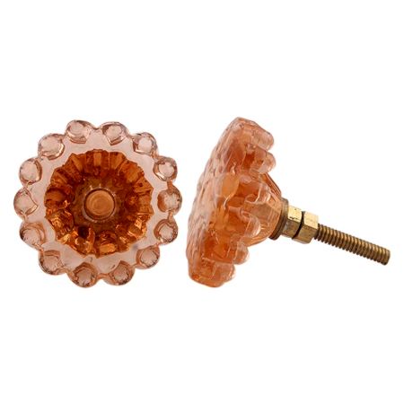 Pink Flower Knob