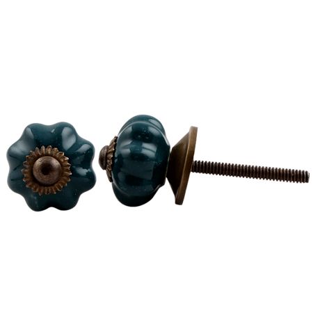 Dark Green Small Knob