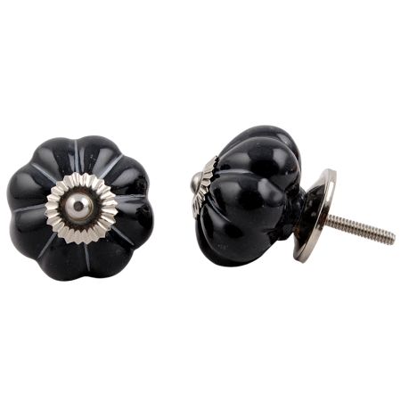 Black White Line Knob