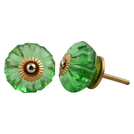 Green Melon Glass Knob (1)