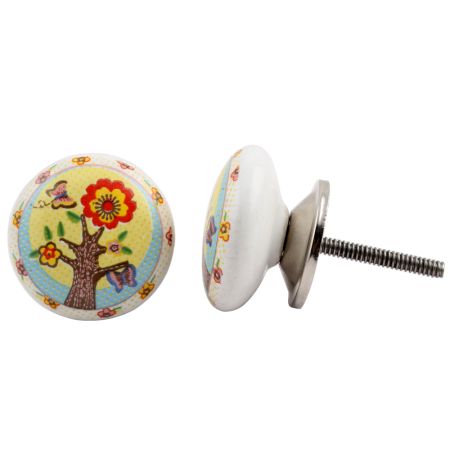 Morning Tree Flat Knob