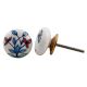 Blue Leaf Flat Knob