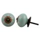 Sage Green Etched Ceramic Knob-37
