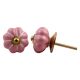 Pink White Medium Knob