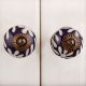 Purple Etched Ceramic Knob 45