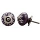 Purple Etched Ceramic Knob 46