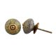 Mixed Circular Crackle Ceramic Wardrobe Knob