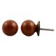 Dark Brown Knob Small