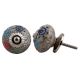 Mixed Circular Crackle Ceramic Wardrobe Knob