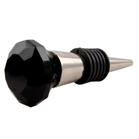 Black Diamond Glass Wine stopper