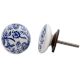Blue Leaf Flat Knob