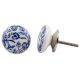 Blue Leaf Flat Knob