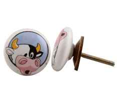 Bull Ceramic Knob