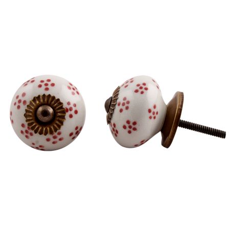 Pink Tiny Flower Knob