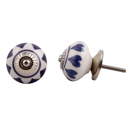 Purple Heart Ceramic Knob