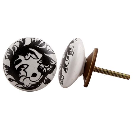 Vector Floral Pattern Knob