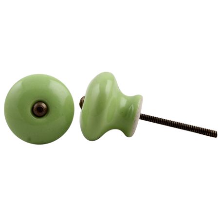 Lime Ceramic Knob