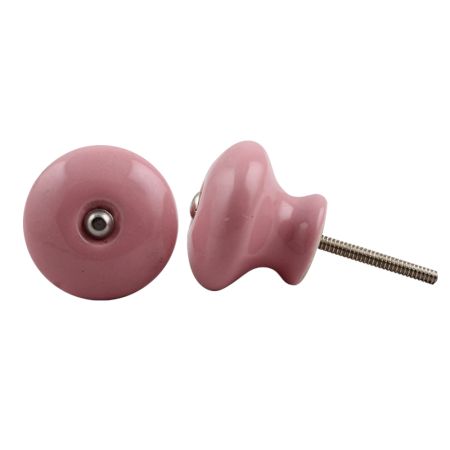 Pink Ceramic Knob