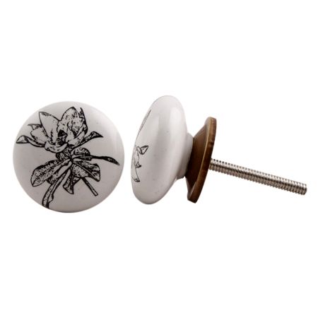Rose Flat Knob