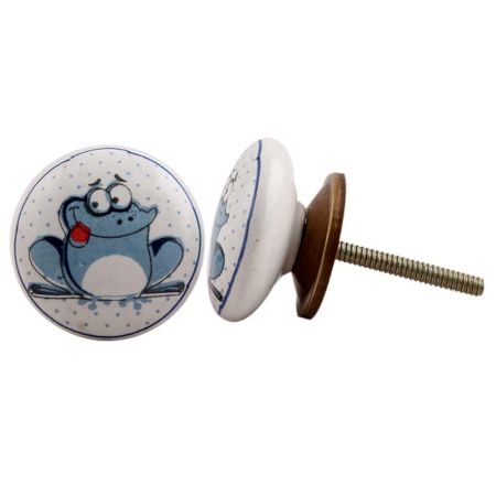 Frog Ceramic Knob