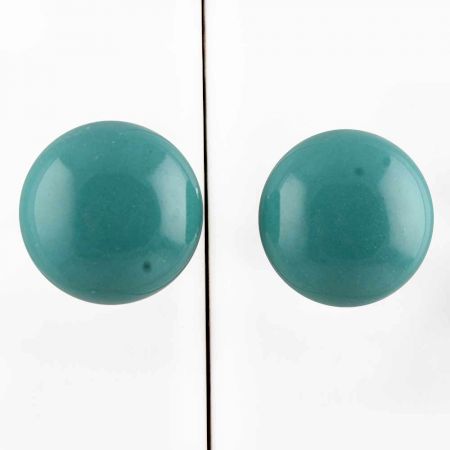 Sea Green Flat Knob